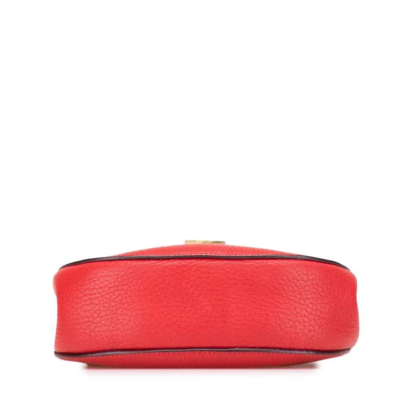 Chloé Small Leather Drew Crossbody Red Leather Good condition - Inside View