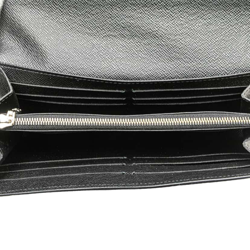 Louis Vuitton Epi Twist Wallet Black Leather Good condition - Model View
