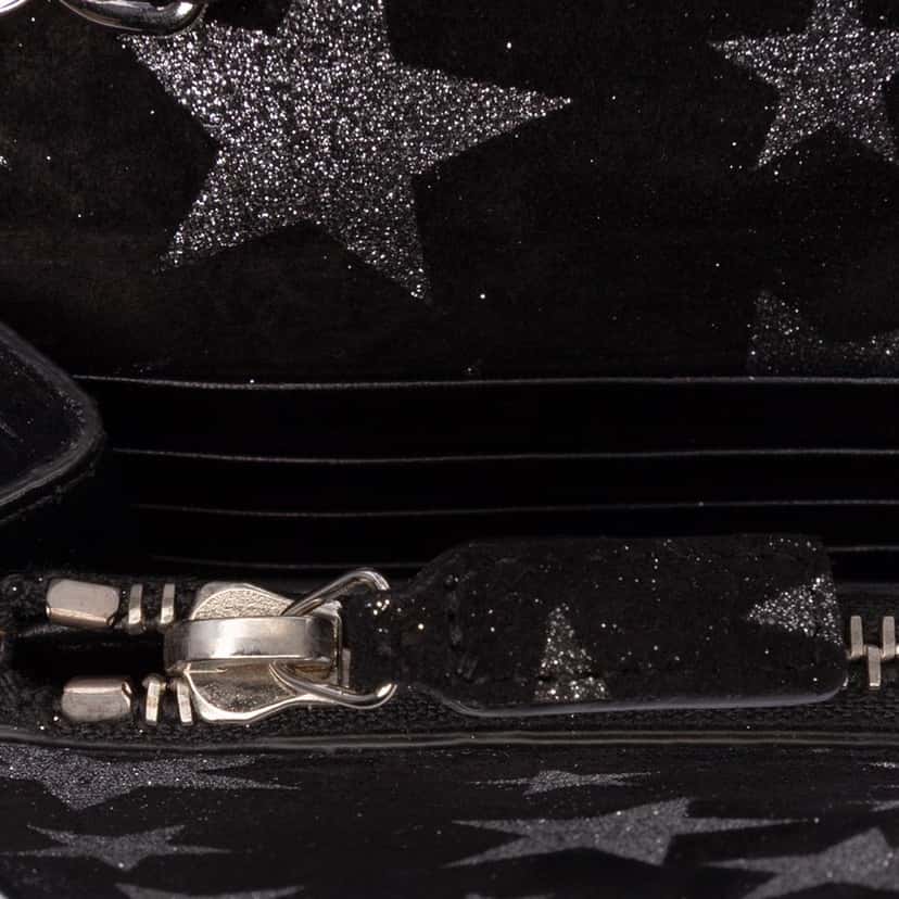 Saint Laurent Suede Monogram Star Kate Tassel Wallet on Chain Black Leather Good condition - Box View