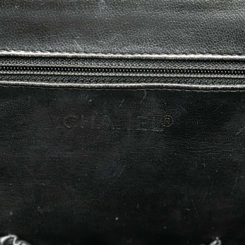 Chanel CC Caviar Vanity Case Black Leather Good condition - Box View