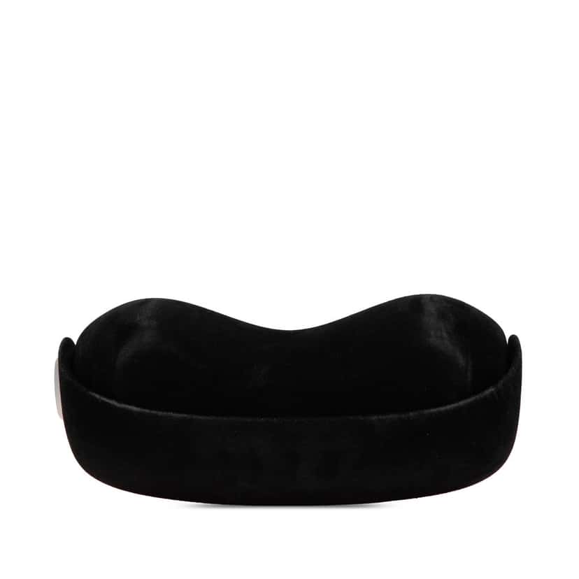 Chanel Suede Millennium 2005 Hard Case Hip Bag Black Leather Good condition - Inside View