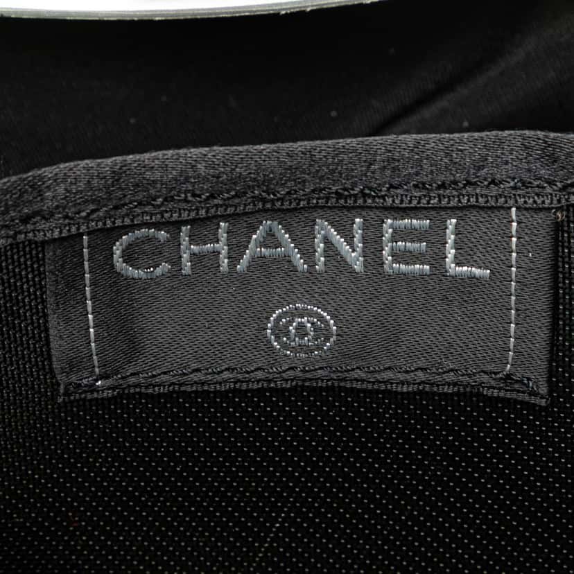 Chanel Suede Millennium 2005 Hard Case Hip Bag Black Leather Good condition - Box View