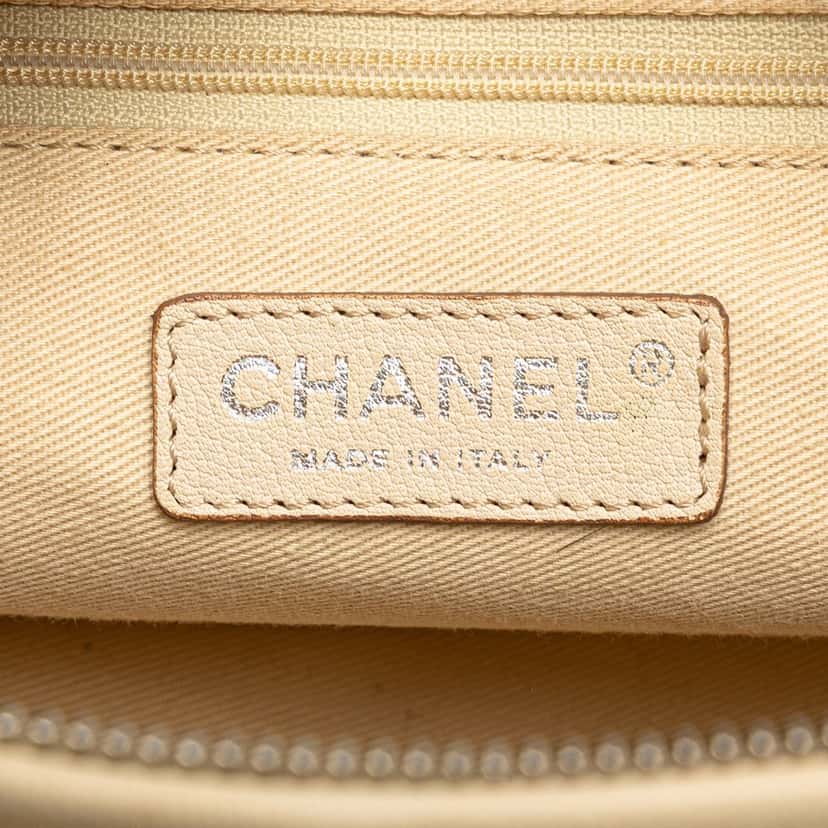 Chanel Goatskin Square Stitch Essential Bowler Brown Leather Good condition - Box View