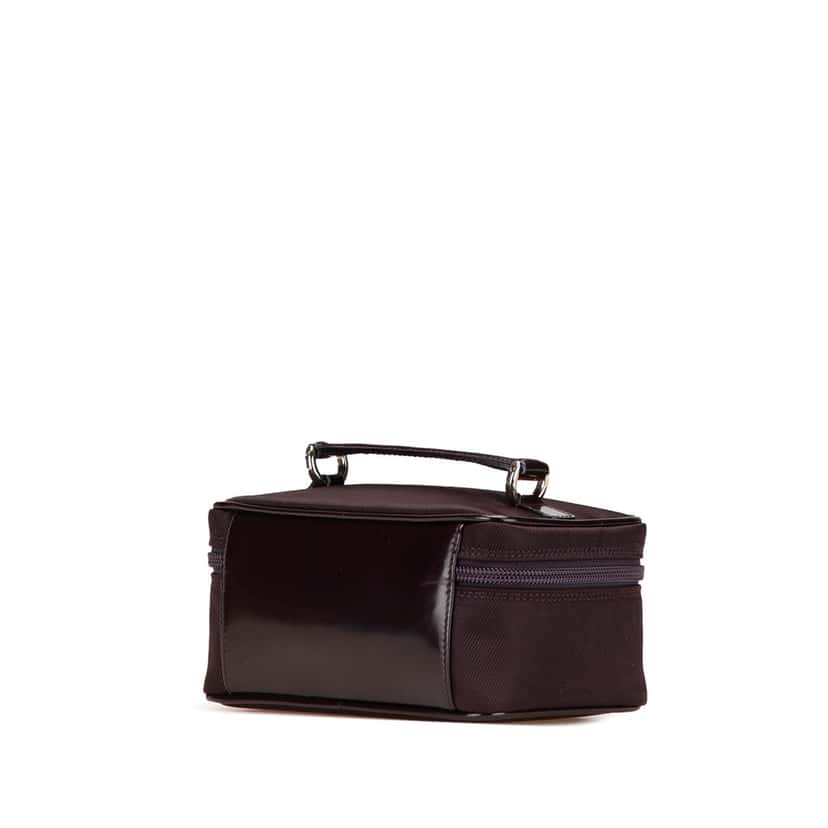 Gucci Nylon Vanity Bag Purple Good condition - Back View