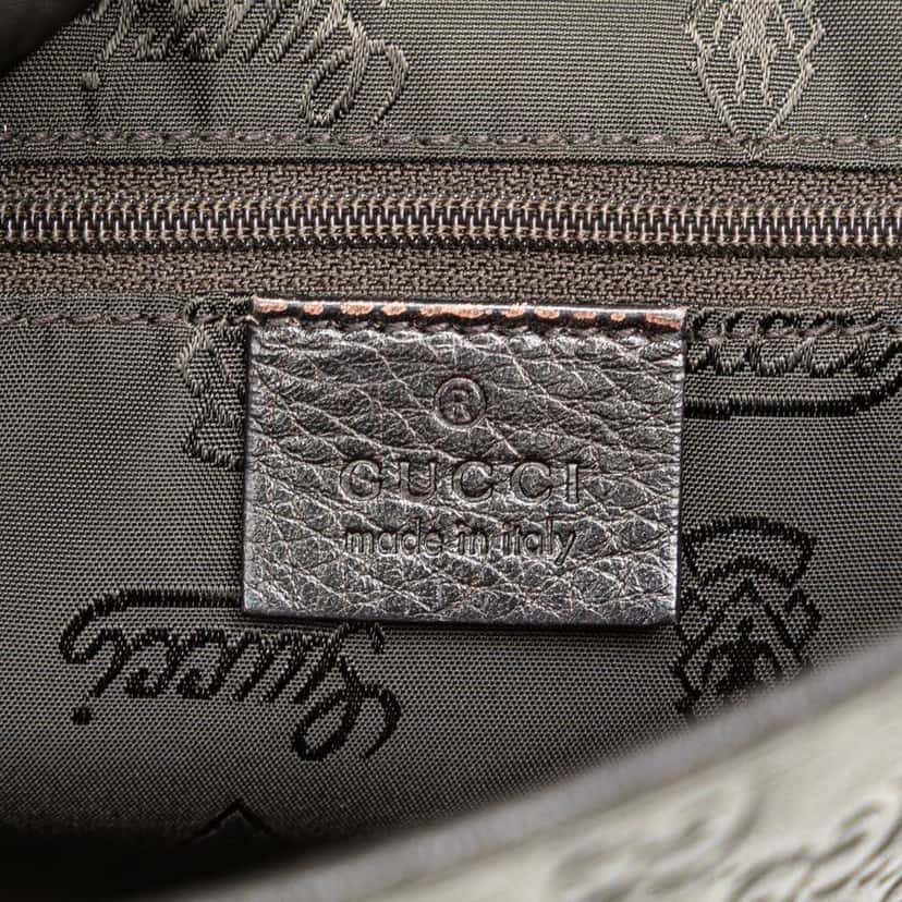 Gucci Guccissima Crossbody Brown Leather Good condition - Box View