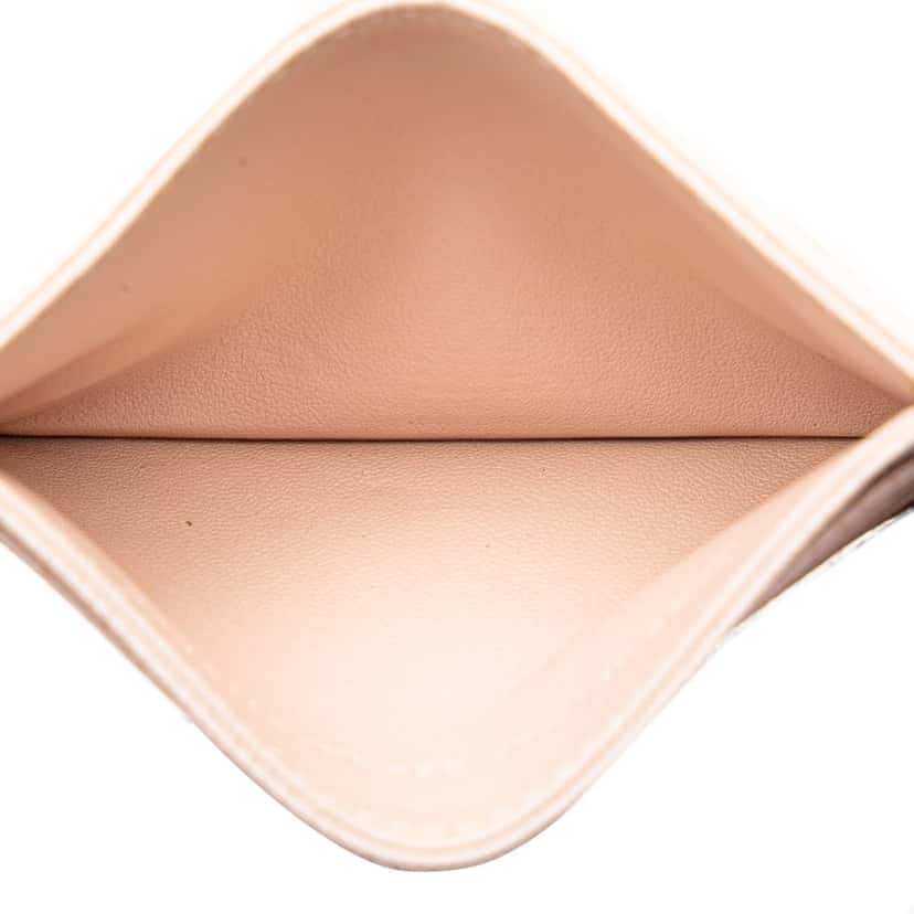 Dior Grained Calfskin Diorama Card Holder Pink Leather Very good condition - Model View