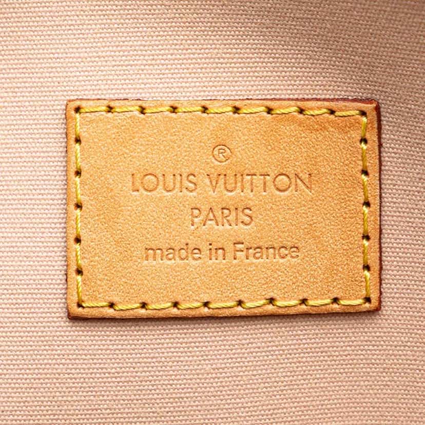Louis Vuitton Monogram Vernis Alma PM Yellow Leather Good condition - Box View