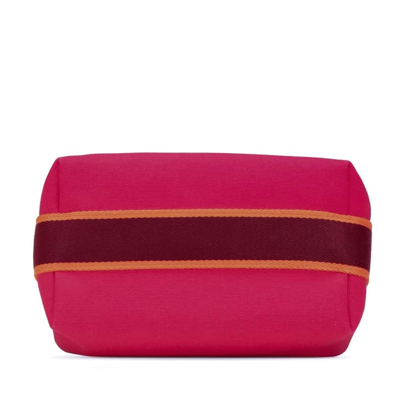 Hermès Small Canvas Bride A Brac Pink Canvas Good condition - Inside View