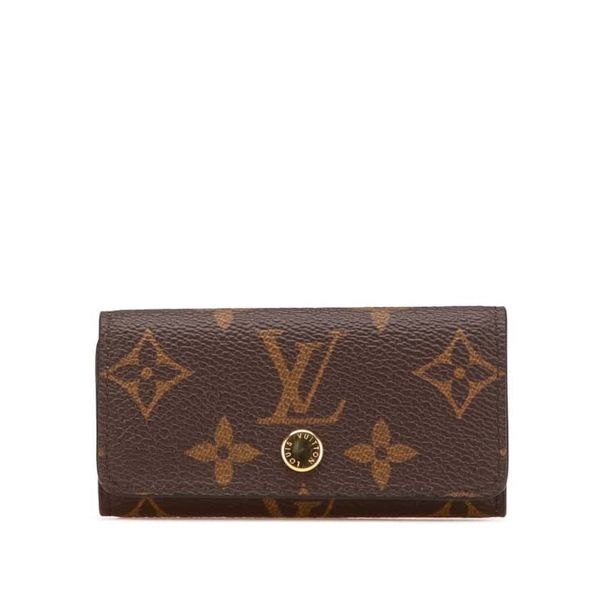 Louis Vuitton Monogram 4 Key Holder Brown Canvas Good condition - Front View