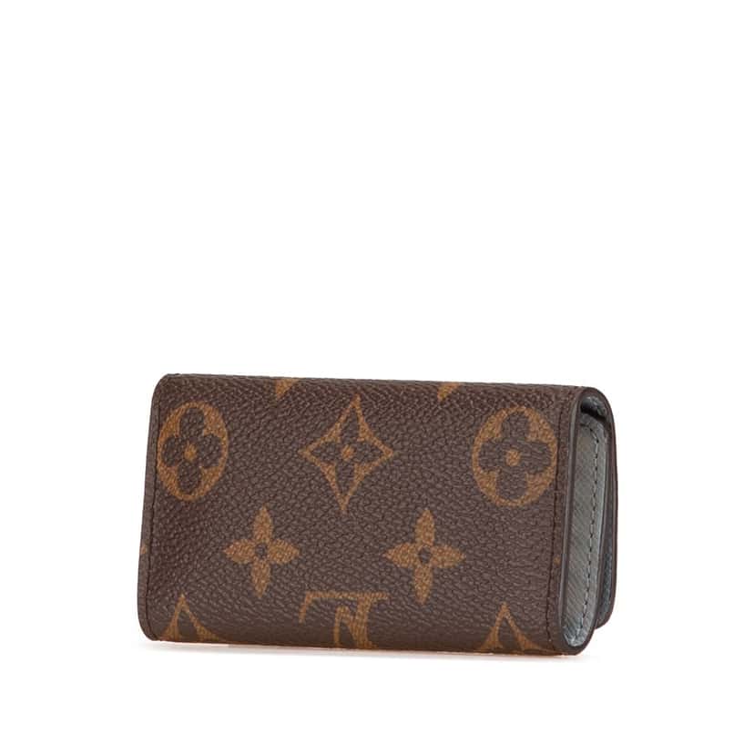 Louis Vuitton Monogram 4 Key Holder Brown Canvas Good condition - Back View