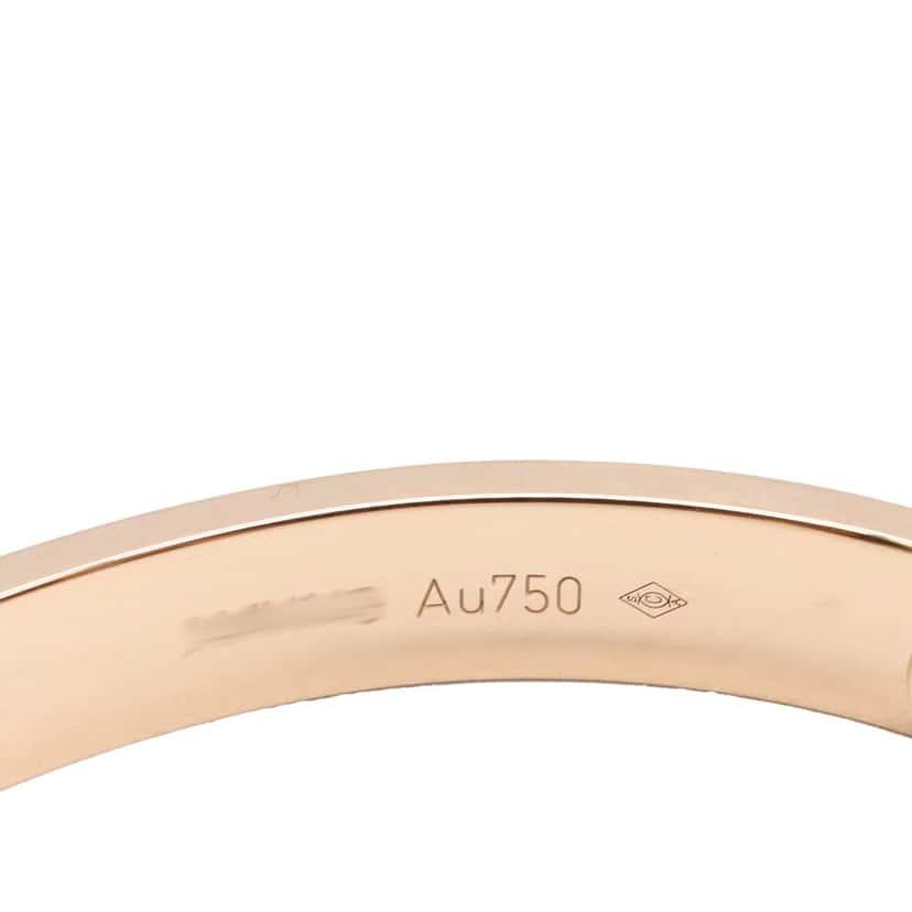 Cartier 18K Rose Gold Classic Love Bracelet Pink Rose Gold Good condition - Model View