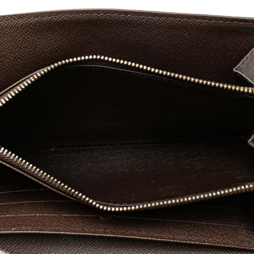 Louis Vuitton Damier Ebene Sarah Wallet Brown Canvas Good condition - Model View