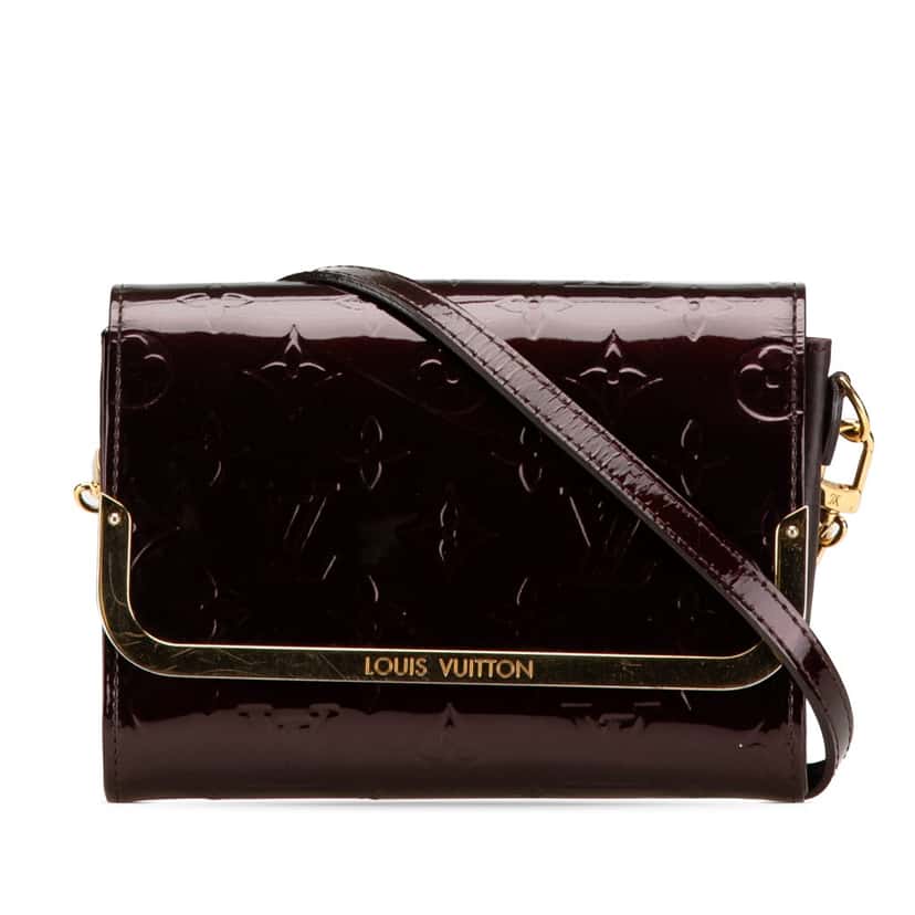 Louis Vuitton Monogram Vernis Rossmore PM Purple Leather Good condition - Front View