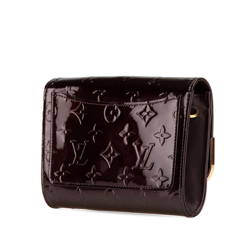 Louis Vuitton Monogram Vernis Rossmore PM Purple Leather Good condition - Back View