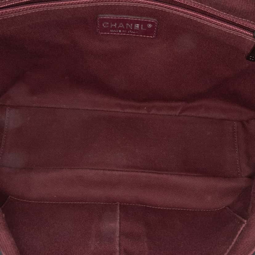 Chanel Paris Edinburgh Jumbo Calfskin Coco Sporran Flap Black Leather Good condition - Model View