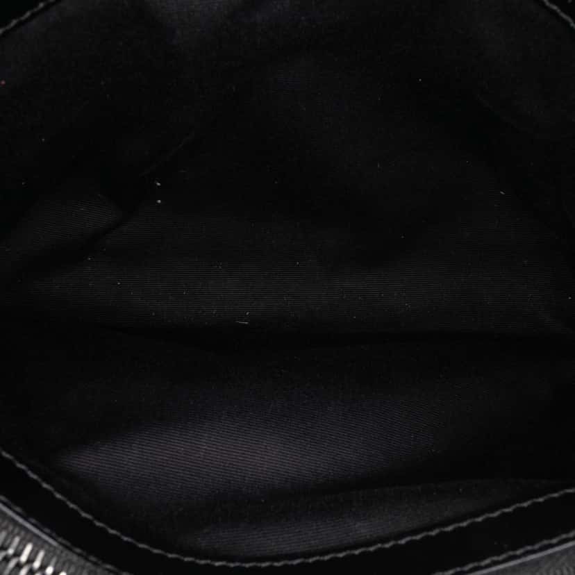 Saint Laurent Small Calfskin Monogram LouLou Shoulder Bag Black Leather Good condition - Model View