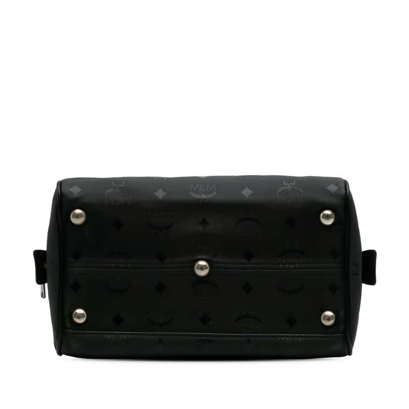 Mcm Visetos Nylon Boston Bag Black Good condition - Inside View