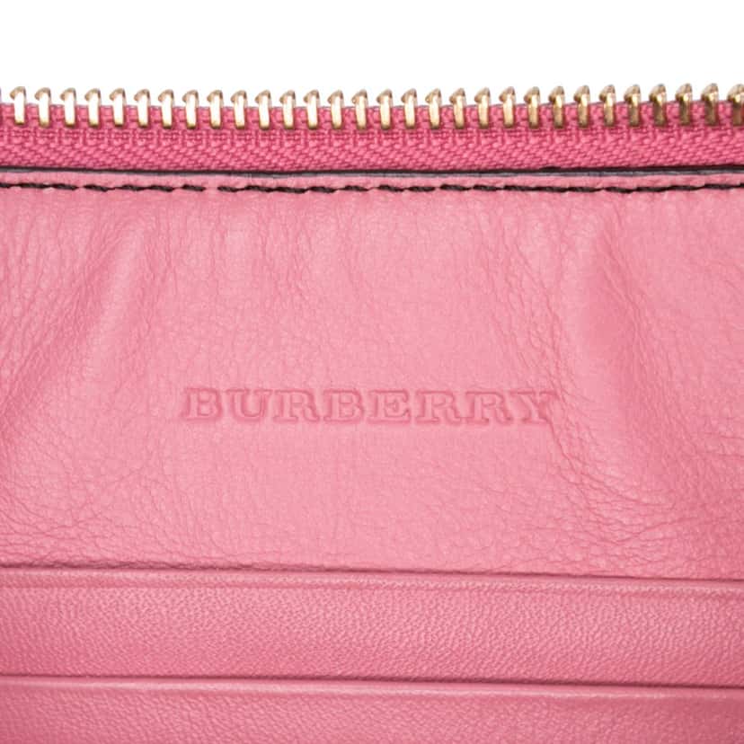 Burberry House Check Canvas Derby Peyton Crossbody Brown Canvas Good condition - Box View