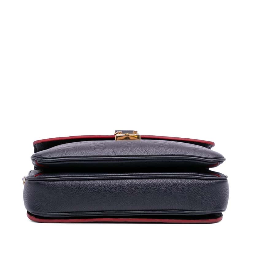 Louis Vuitton Monogram Empreinte Pochette Metis Blue Leather Good condition - Inside View