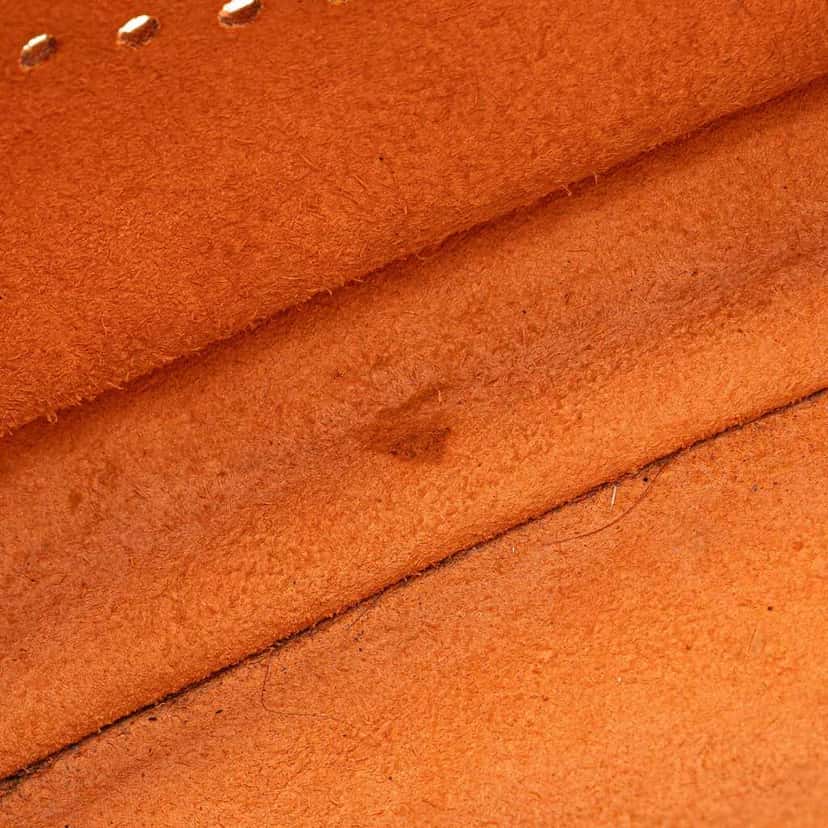 Hermès Clemence Evelyne III PM Orange Leather Very good condition - Box View
