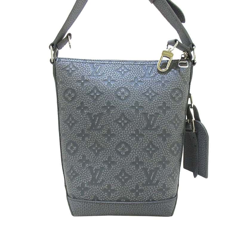 Louis Vuitton Monogram Taurillon Hobo Cruiser PM Grey Leather Good condition - Inside View