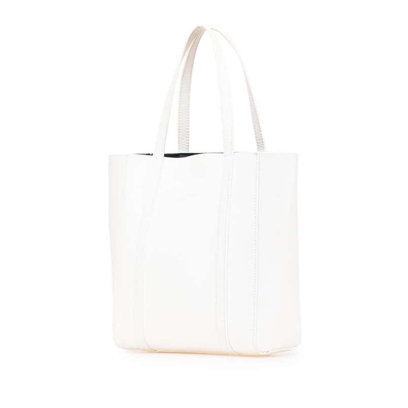 Balenciaga Leather Everyday Tote XXS White Leather Good condition - Back View
