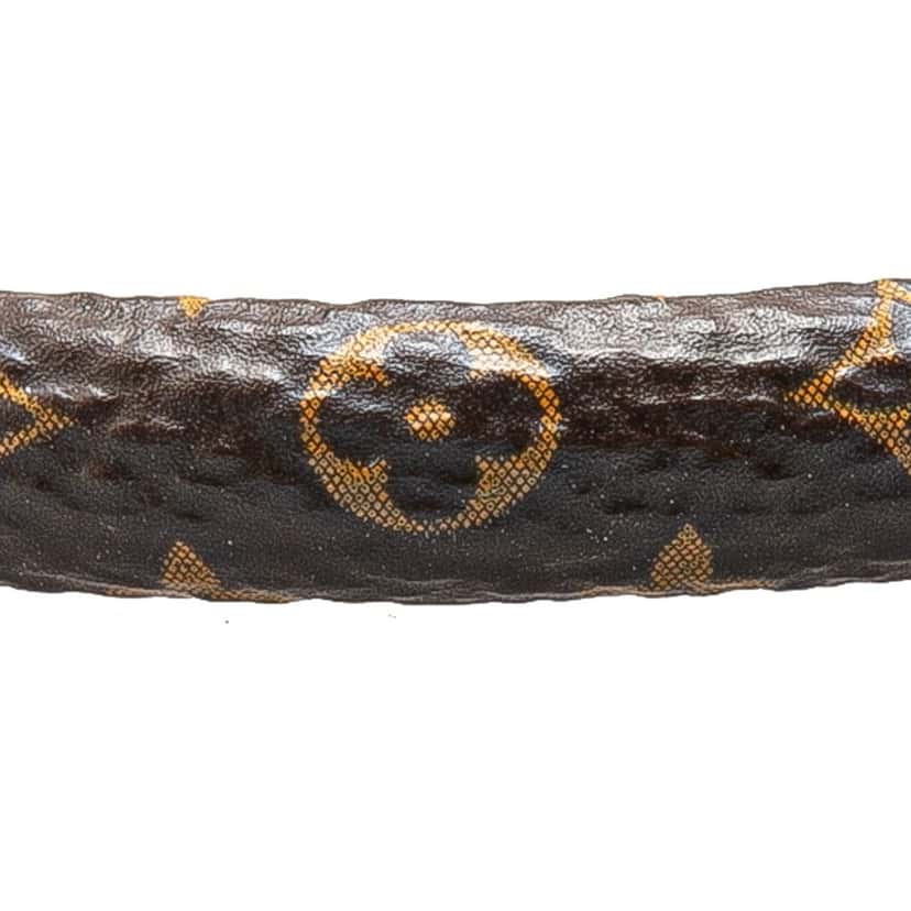 Louis Vuitton Monogram Tribute Charm Bracelet 17 Brown Canvas Good condition - Inside View