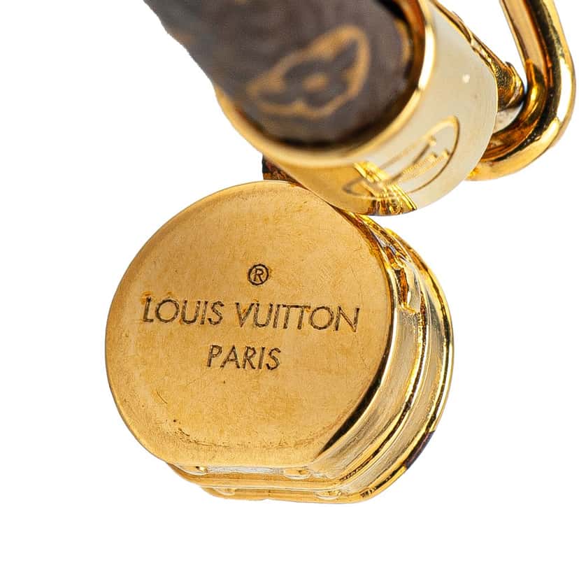 Louis Vuitton Monogram Tribute Charm Bracelet 17 Brown Canvas Good condition - Model View