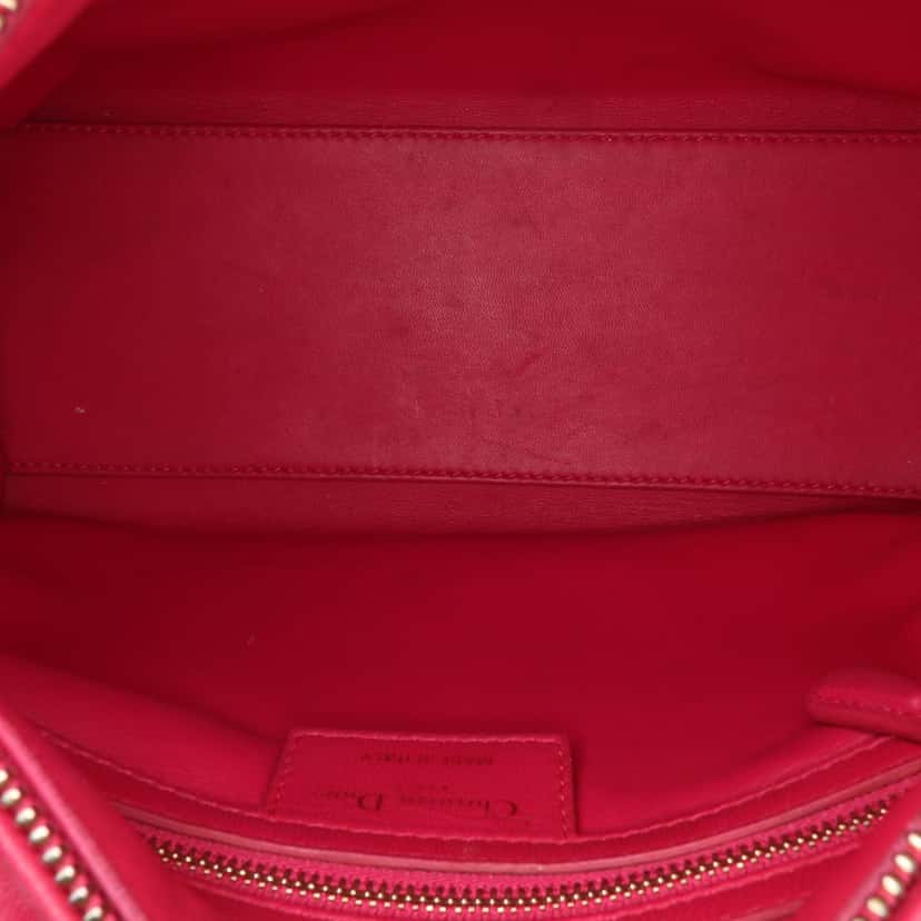 Dior Medium Tweed Macrocannage Lady Dior Pink Tweed Good condition - Model View