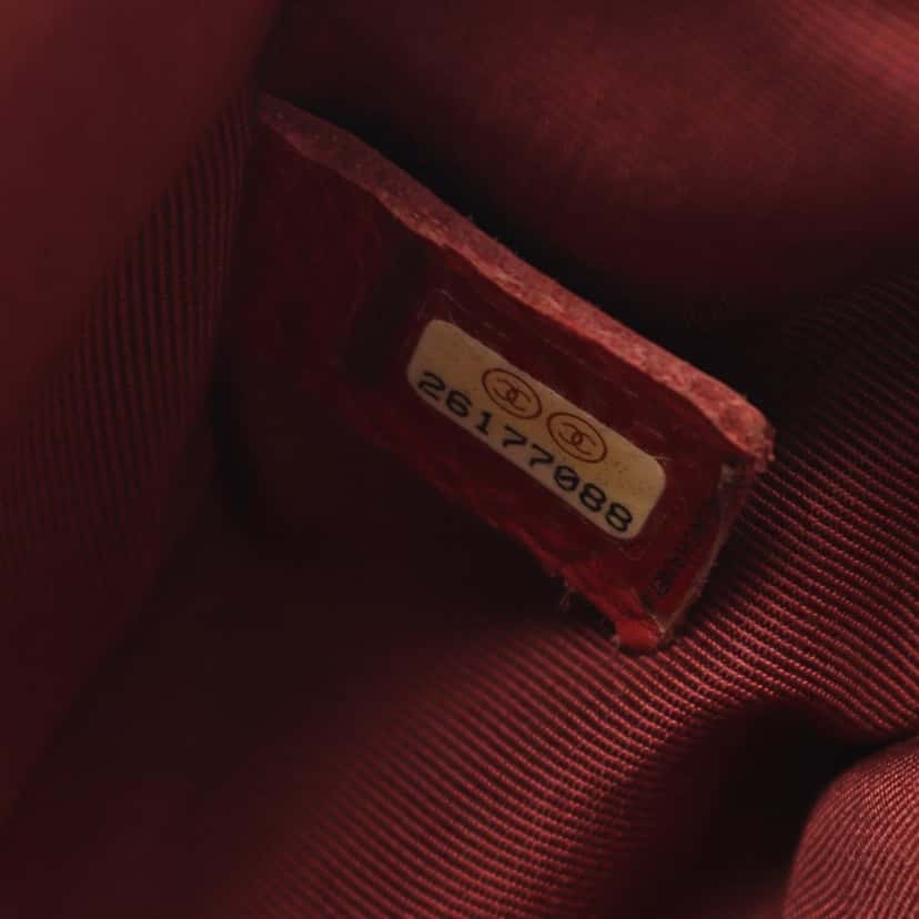 Chanel Small Quilted Caviar Boy Flap Red Leather Good condition - Box View