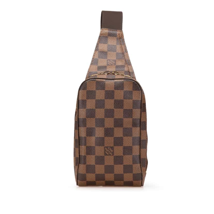 Louis Vuitton Damier Ebene Geronimos Brown Canvas Good condition - Front View