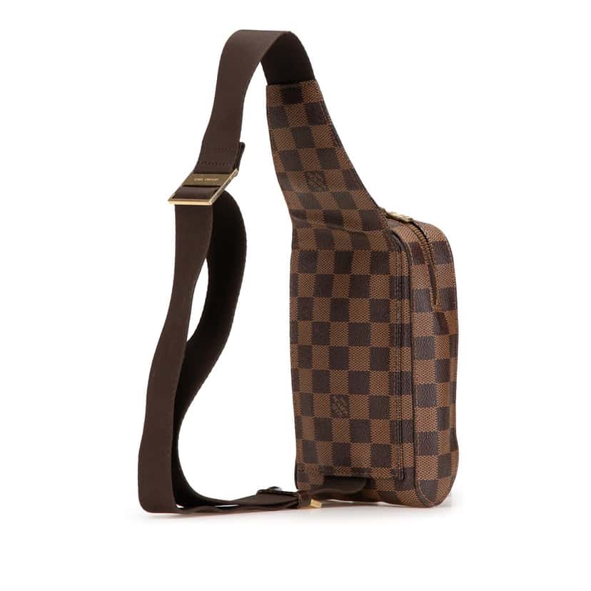 Louis Vuitton Damier Ebene Geronimos Brown Canvas Good condition - Back View
