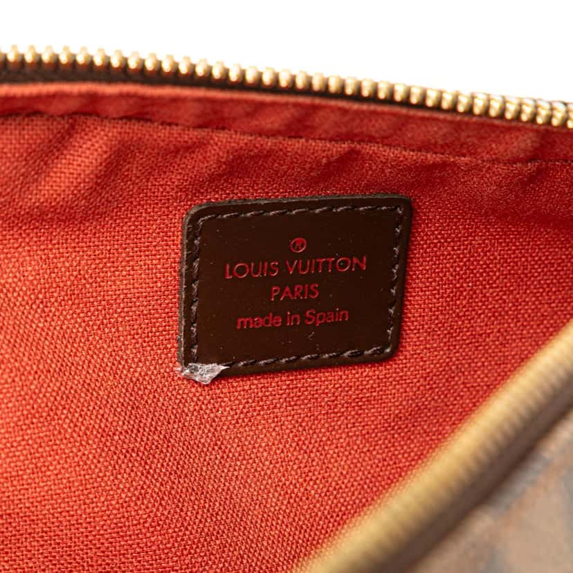 Louis Vuitton Damier Ebene Geronimos Brown Canvas Good condition - Box View