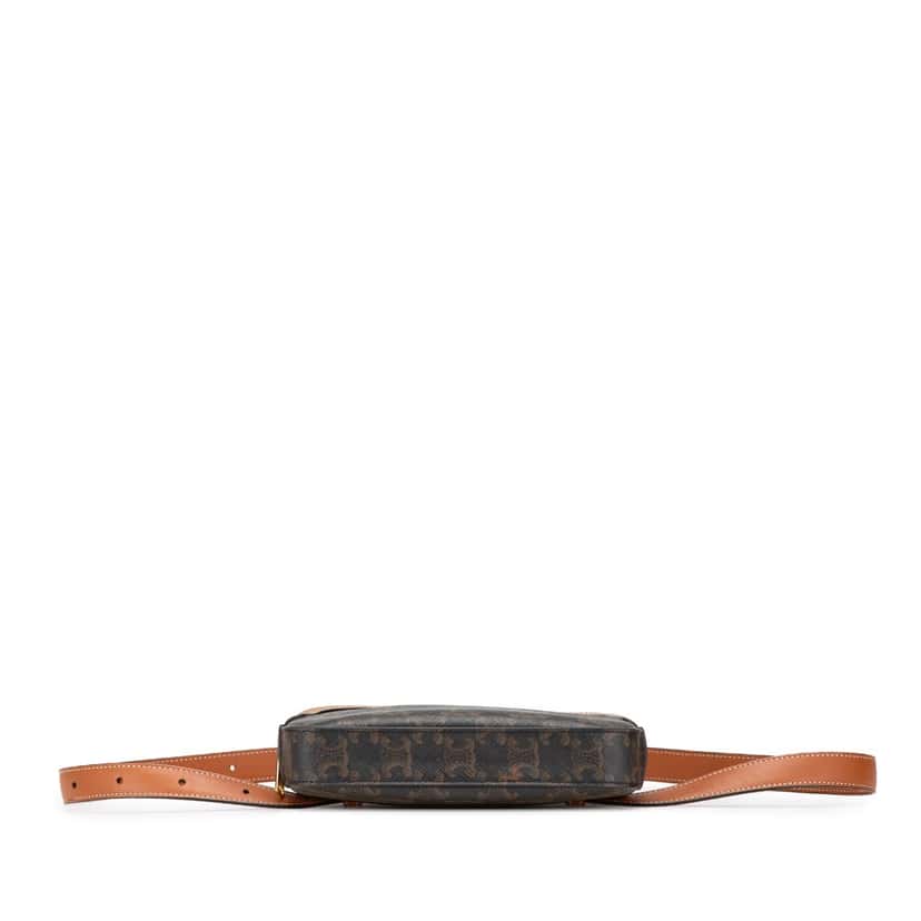 Celine Triomphe Coated Canvas Belt Bag Brown Canvas Good condition - Inside View