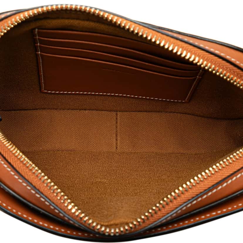 Celine Triomphe Coated Canvas Belt Bag Brown Canvas Good condition - Model View