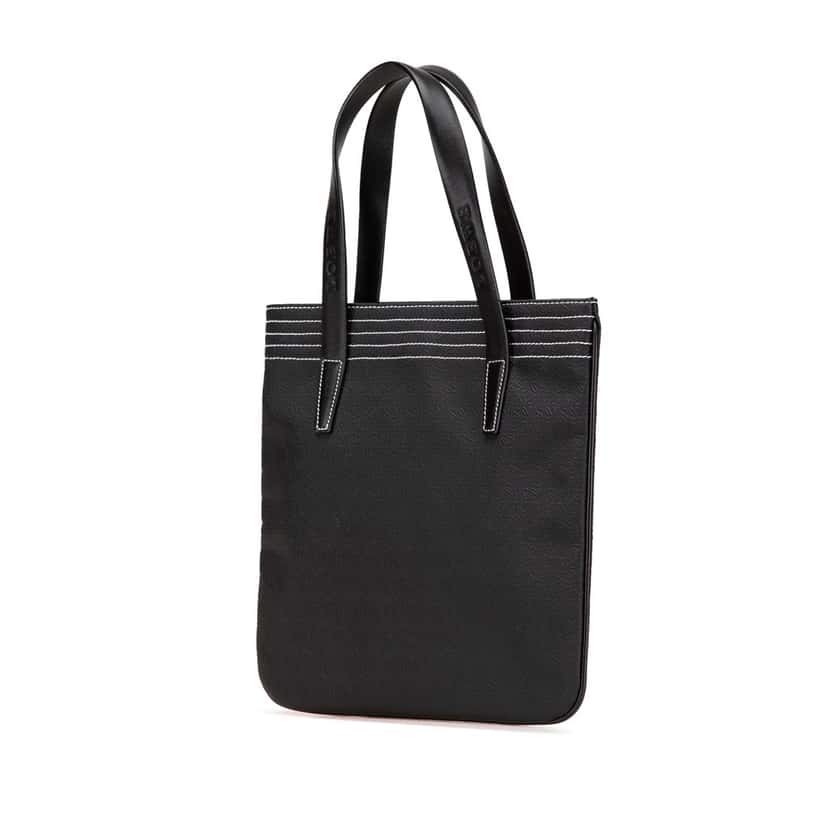 Loewe Anagram Leather Tote Black Leather Good condition - Back View