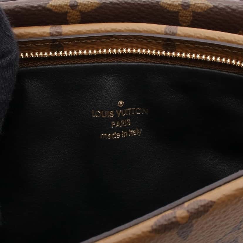 Louis Vuitton Monogram Reverse LV3 Pouch Brown Canvas Good condition - Model View