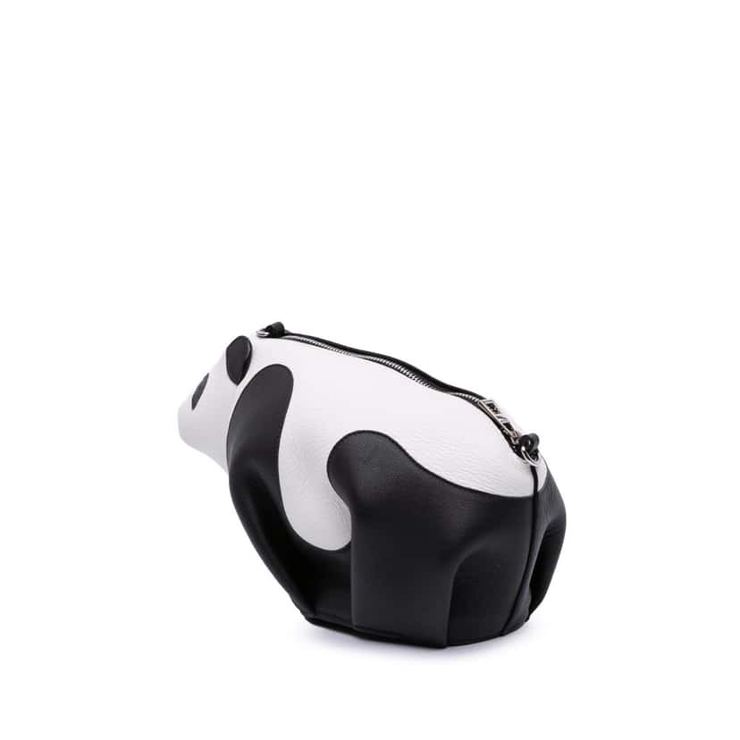 Loewe Leather Panda Bear Crossbody Black Leather Good condition - Back View