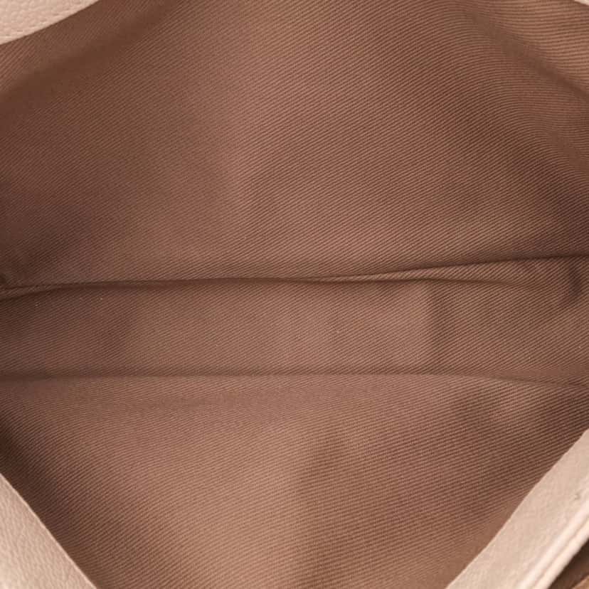 Chanel Medium Quilted Caviar Simply CC Flap Brown Leather Good condition - Box View