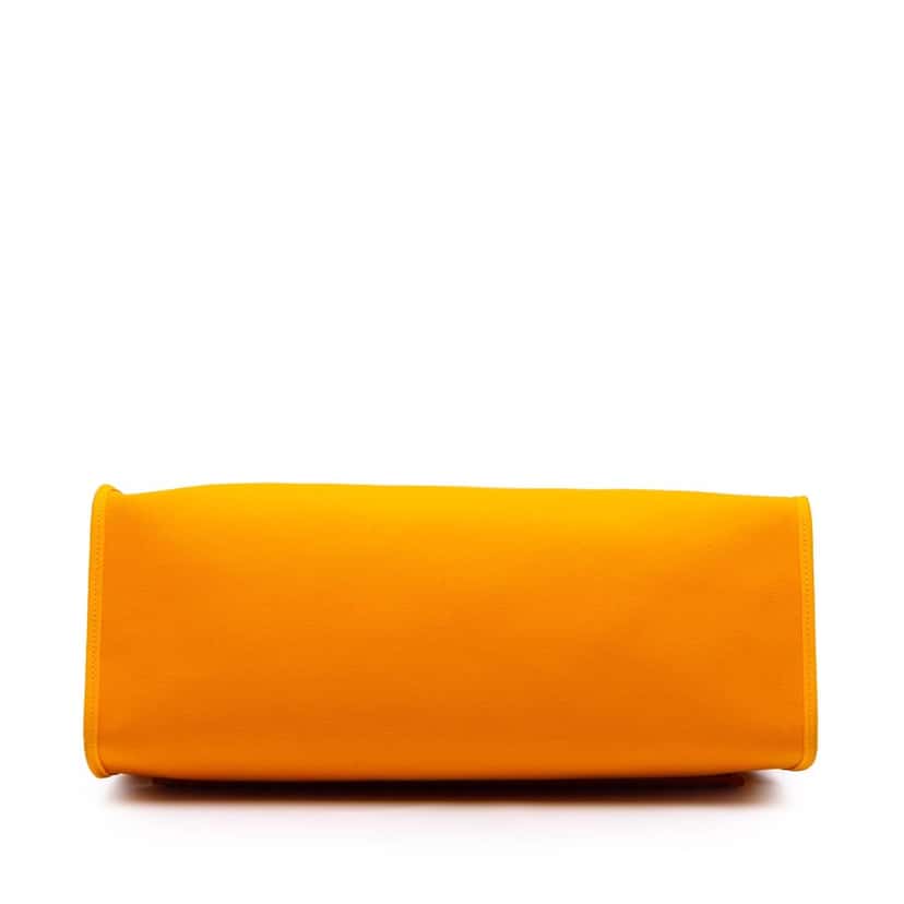 Hermès Bicolor Toile Herbag Zip Verso 39 Orange Canvas Good condition - Inside View