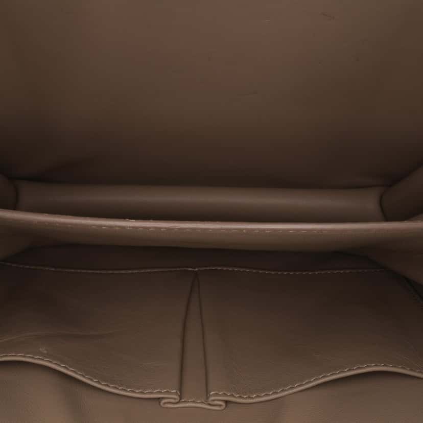 Celine Medium Calfskin Classic Box Brown Leather Good condition - Model View