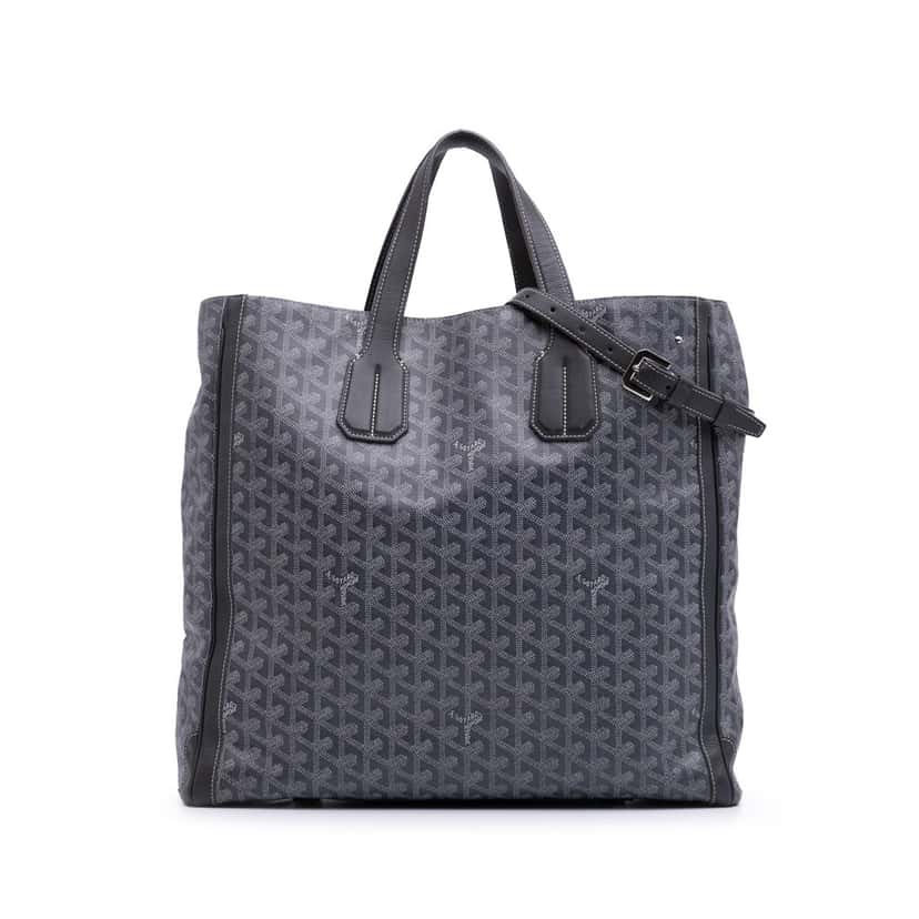 Goyard Goyardine Voltaire Grey Canvas Good condition - Front View