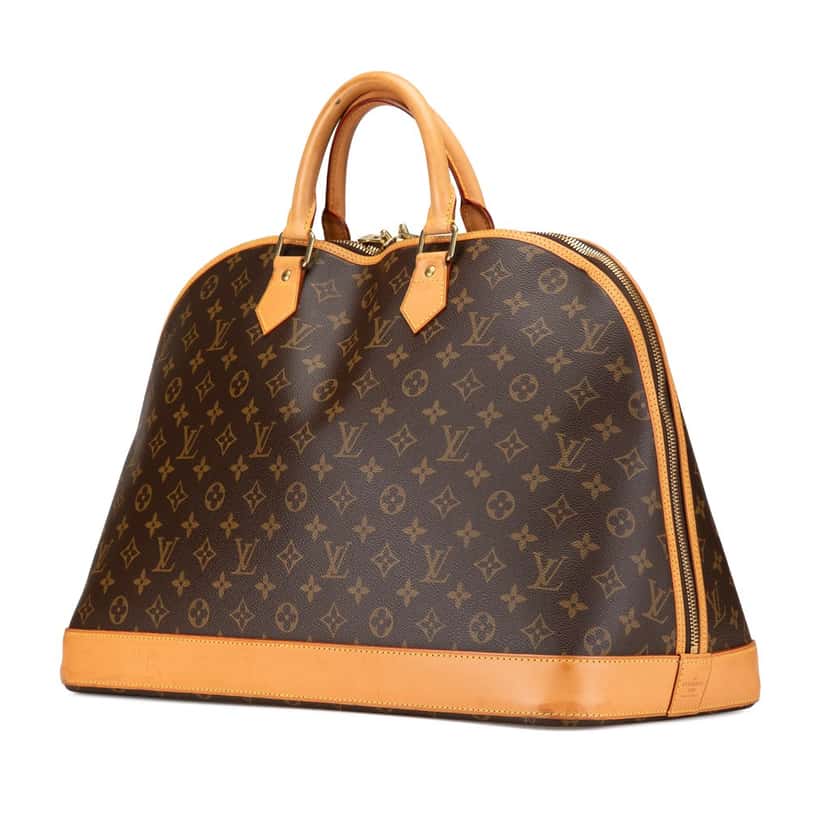 Louis Vuitton Monogram Alma Voyage MM Brown Canvas Good condition - Back View
