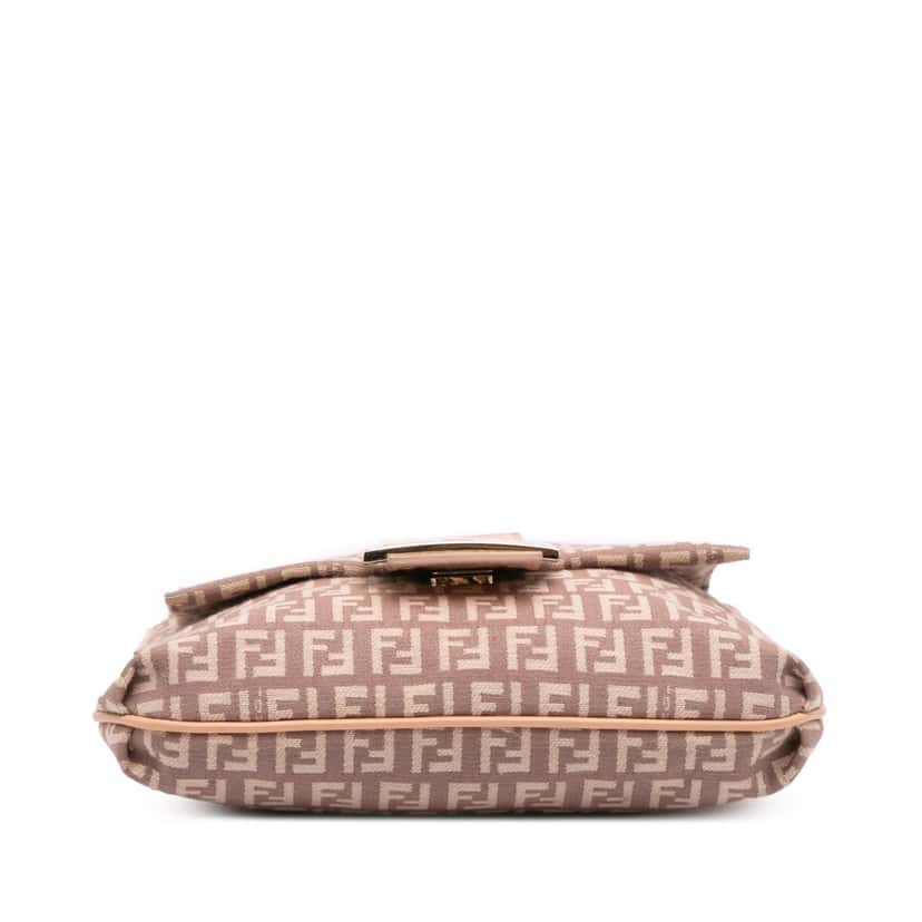 Fendi Zucchino Canvas Crossbody Pink Canvas Good condition - Inside View