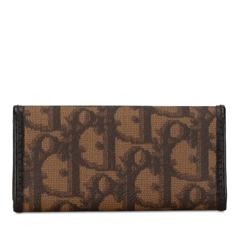 Dior Oblique Canvas Key Holder Brown Canvas Good condition - Inside View