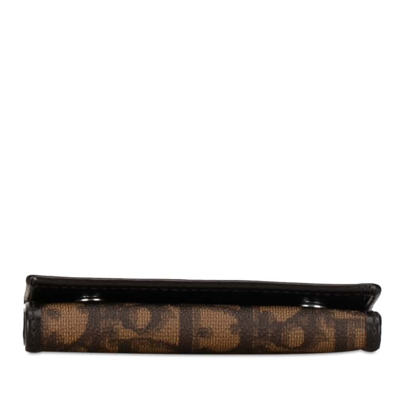 Dior Oblique Canvas Key Holder Brown Canvas Good condition - Model View