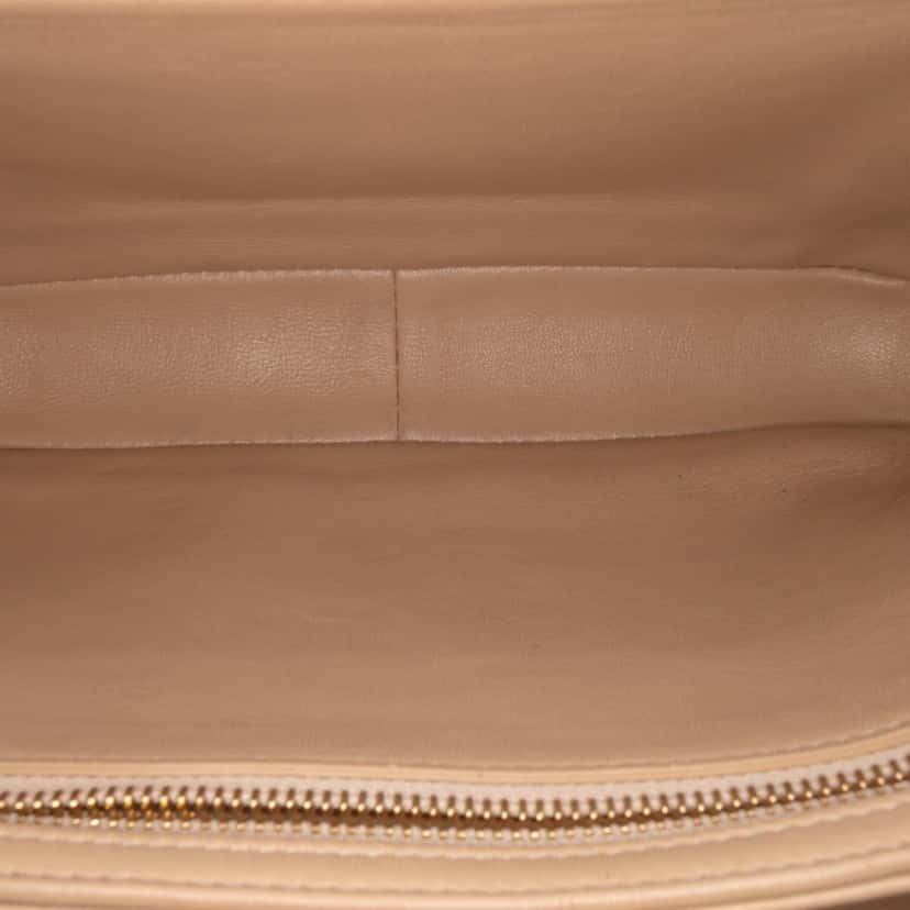 Celine Classique Shiny Calfskin Triomphe Crossbody Brown Leather Good condition - Model View