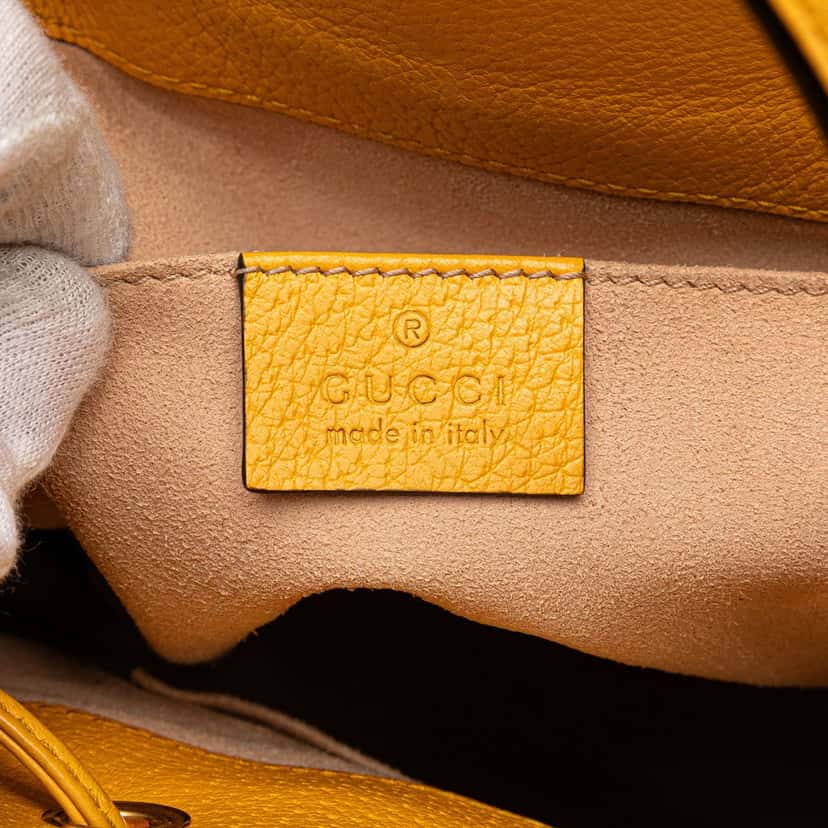Gucci Small GG Supreme Flora Bucket Bag Brown Canvas Good condition - Box View