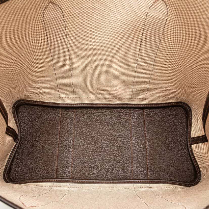 Hermès Toile and Negonda Garden Party 36 Brown Canvas Good condition - Model View