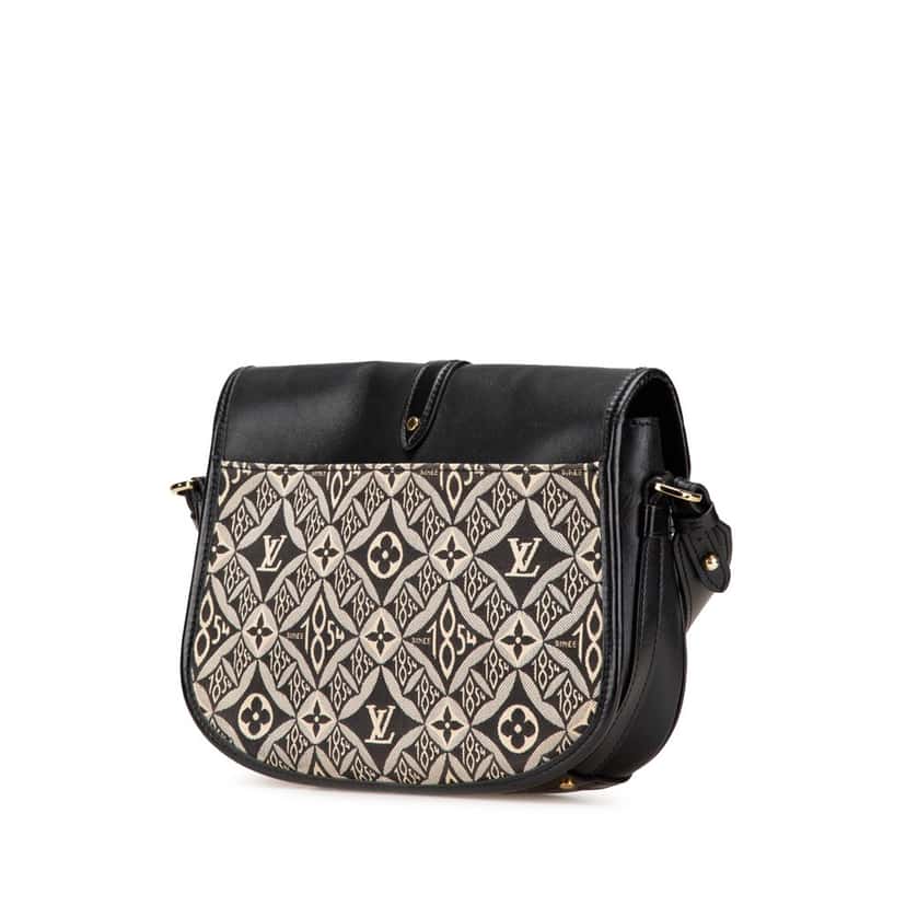 Louis Vuitton Since 1854 Neo Saumur MM Black Canvas Good condition - Back View